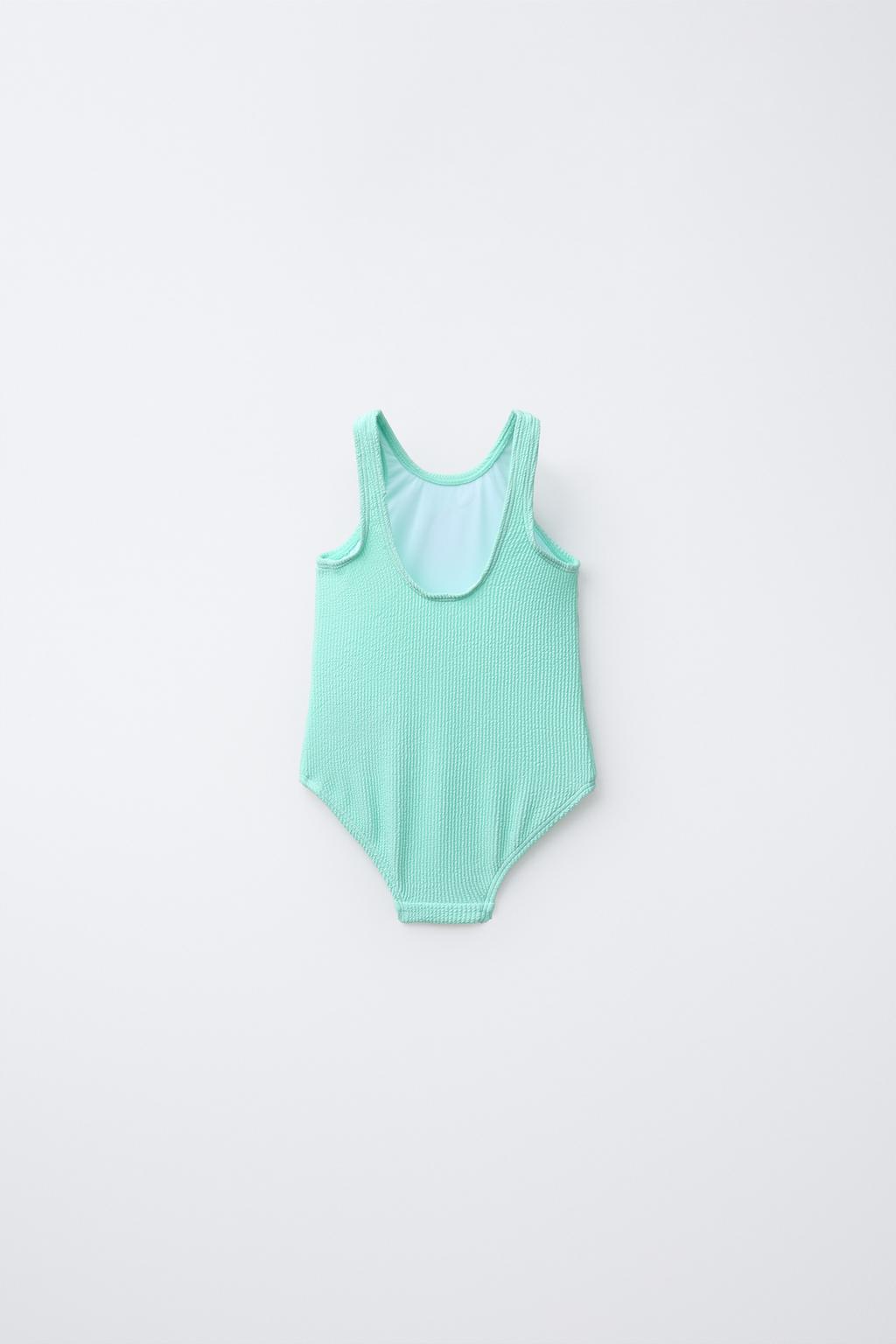 2-6 ЛЕТ/ЦЕЛЬНЫЙ КУПАЛЬНИК «ЛИМОН» КРЮЧКОМ