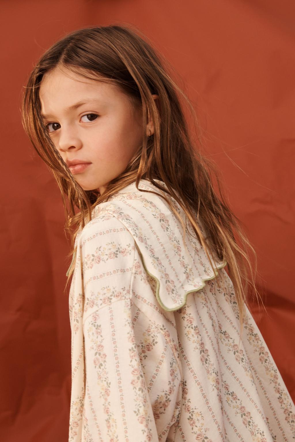 Платье с шарфом в цветочном принте (limited edition)