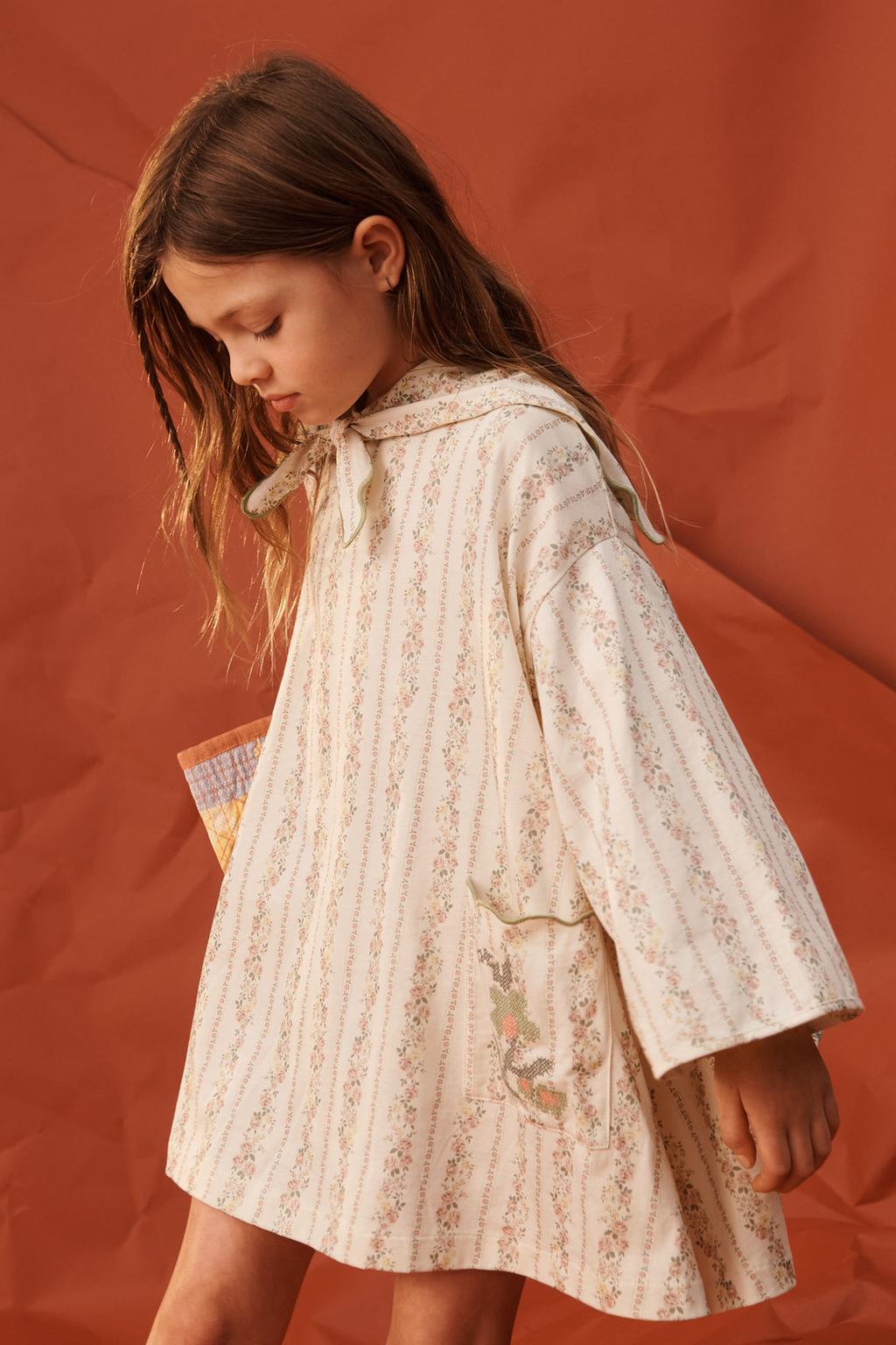 Платье с шарфом в цветочном принте (limited edition)