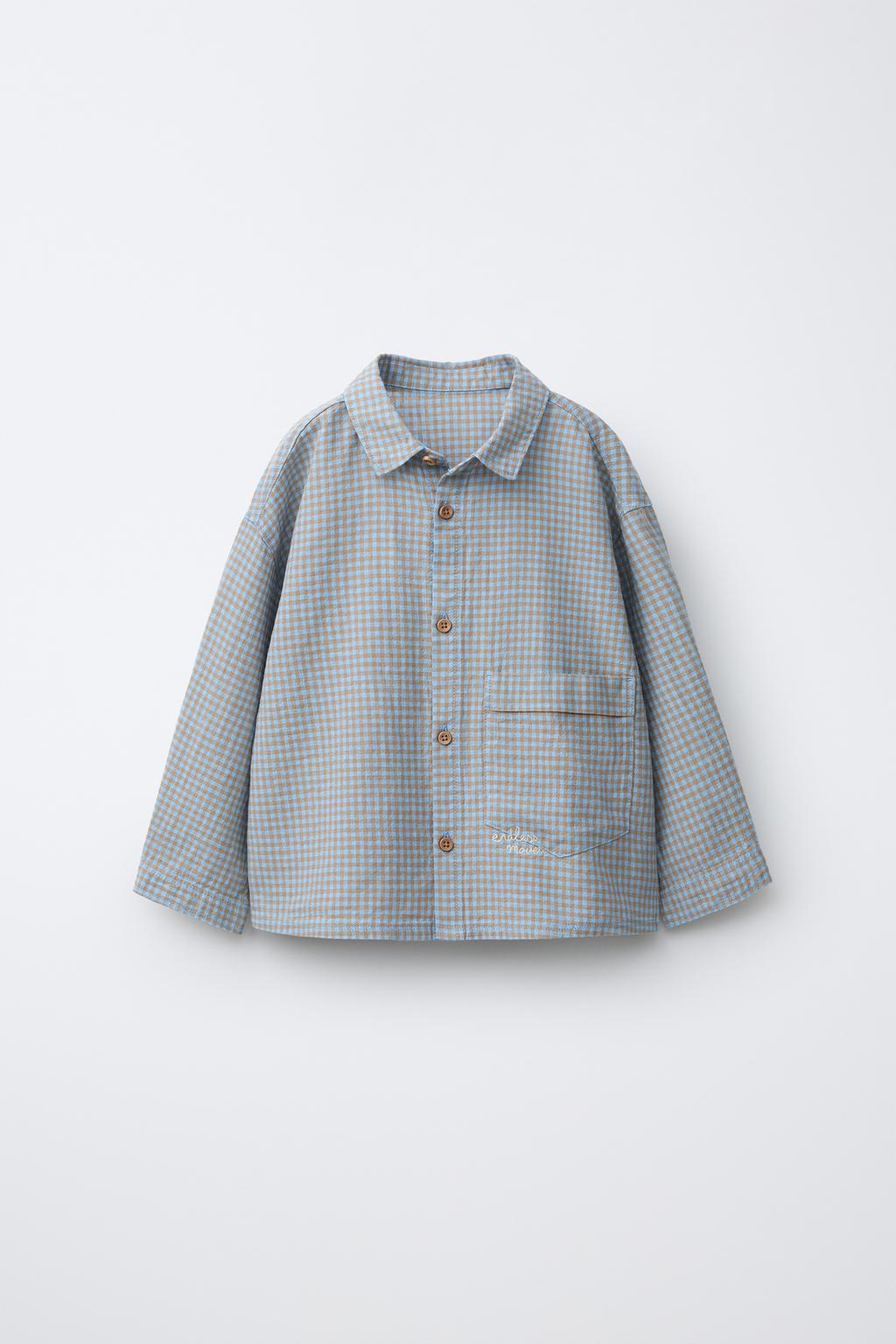 РУБАШКА В КЛЕТКУ ВИШИ