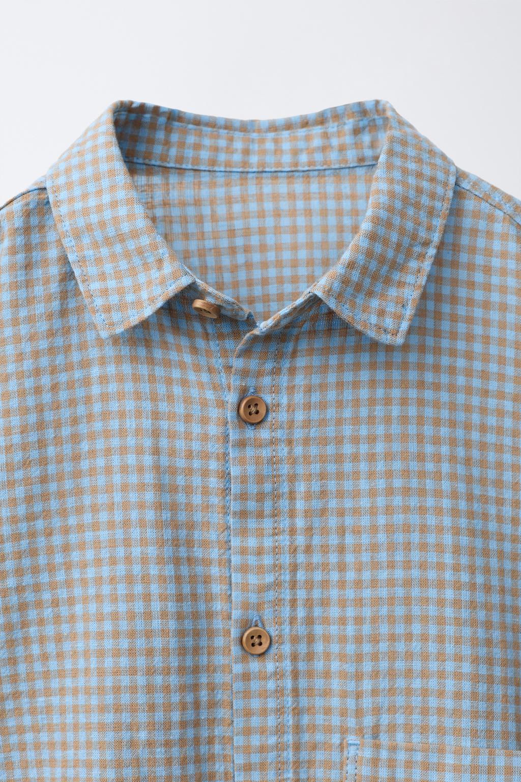 РУБАШКА В КЛЕТКУ ВИШИ