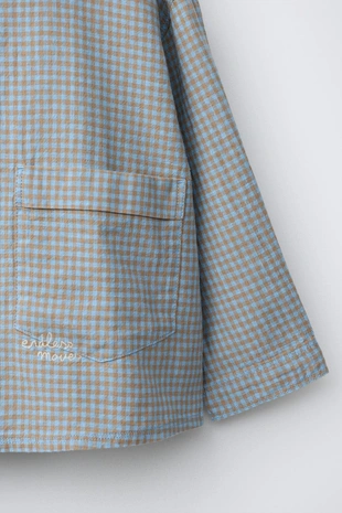 Рубашка в клетку виши- Заказать в России