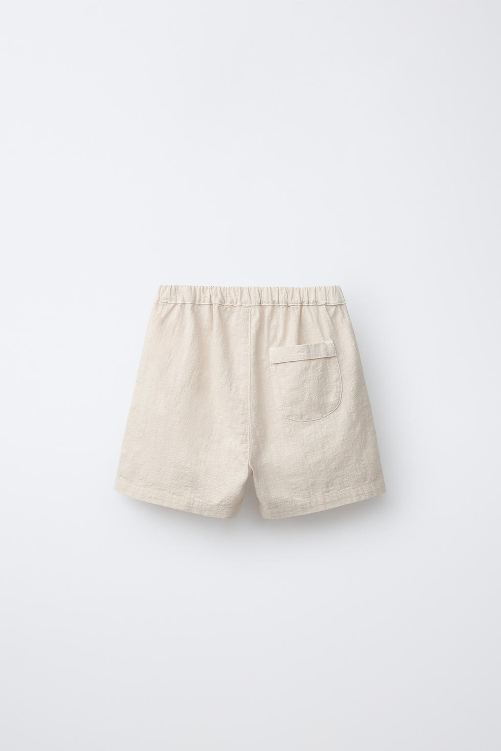 ШОРТЫ ИЗ РЕЛЬЕФНОЙ ТКАНИ