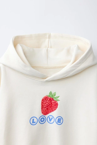 Худи с принтом «фрукты»