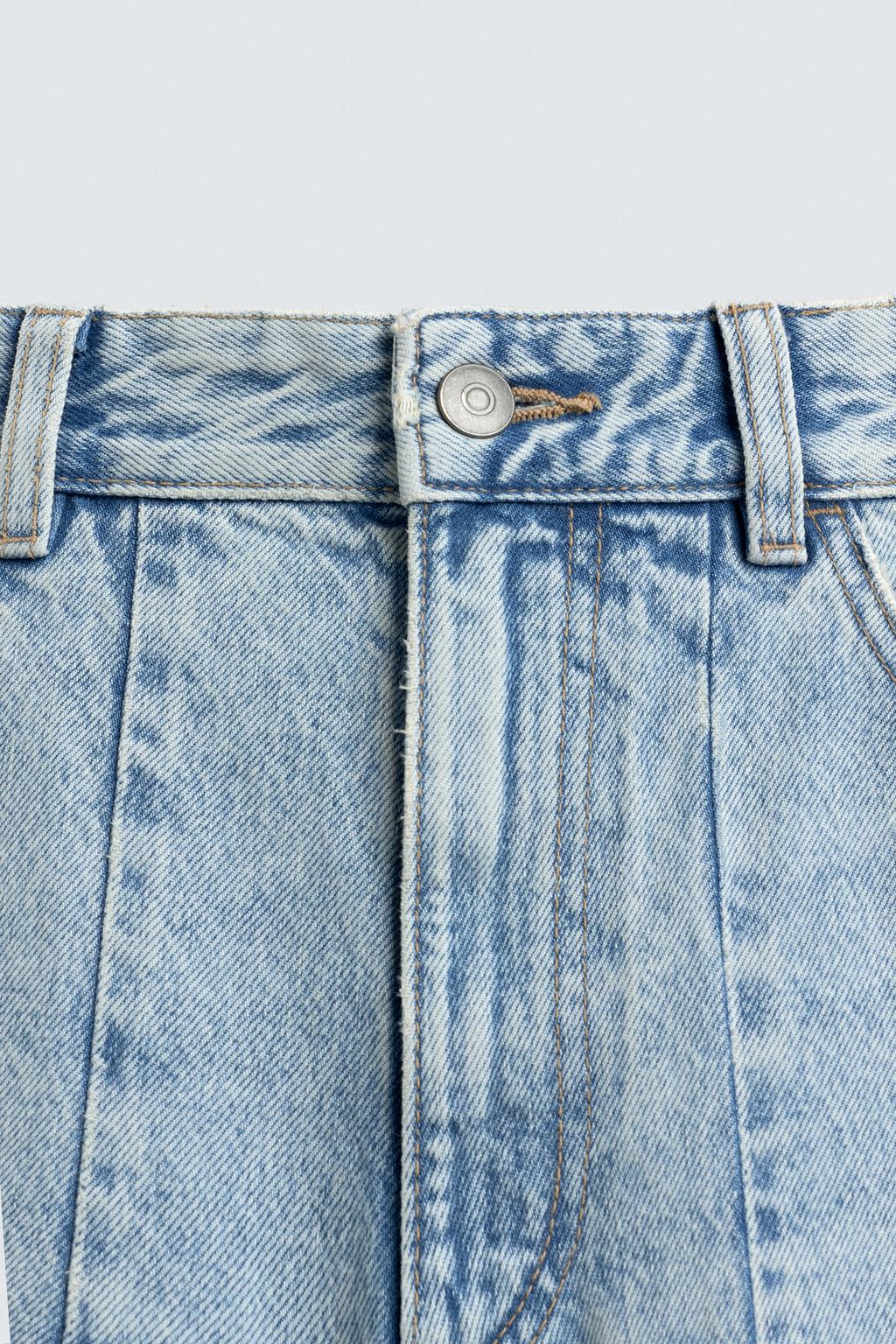 ДЖИНСЫ BALLOON FIT НА МОЛНИИ