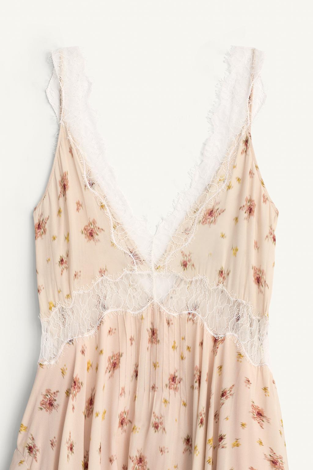 Платье из кружева с принтом из ограниченной коллекции