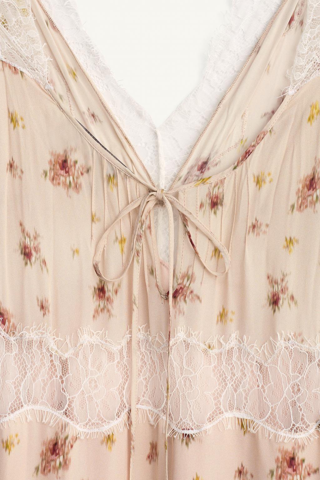 Платье из кружева с принтом из ограниченной коллекции