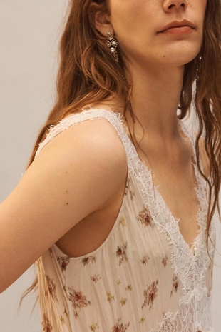 Платье из кружева с принтом из ограниченной коллекции- Заказать в России