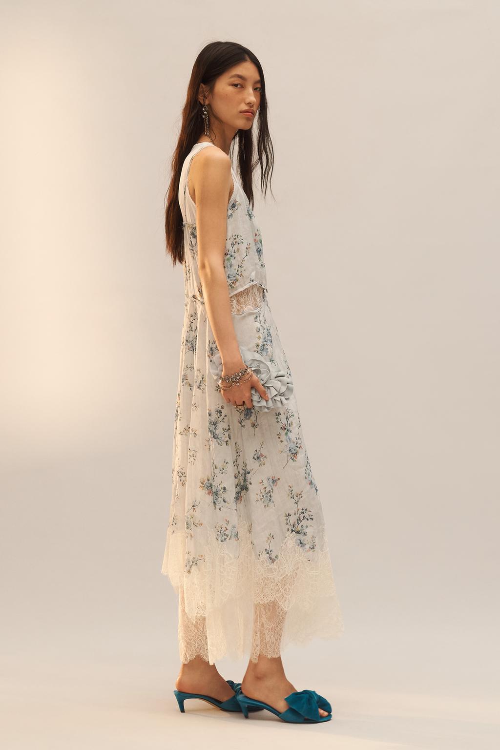 Платье с рисунком из рами limited edition