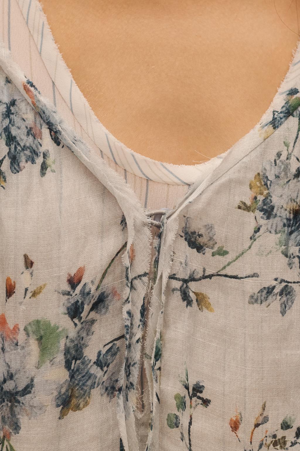 Платье с рисунком из рами limited edition