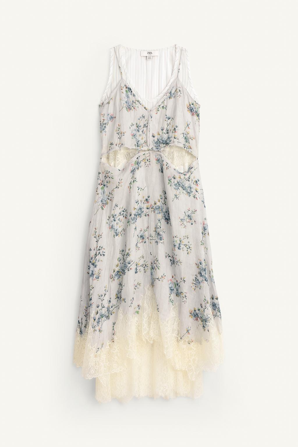 Платье с рисунком из рами limited edition