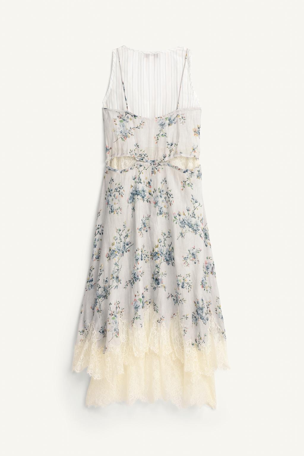 Платье с рисунком из рами limited edition