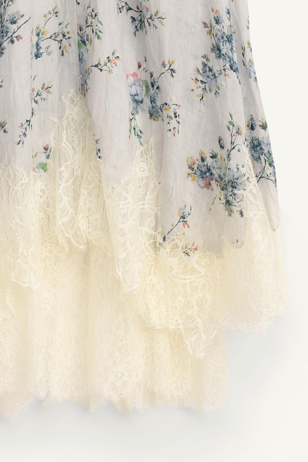 Платье с рисунком из рами limited edition