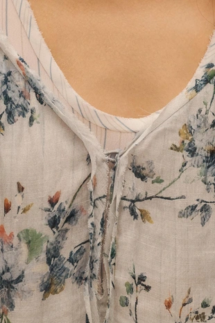 Платье с рисунком из рами limited edition- Заказать в России