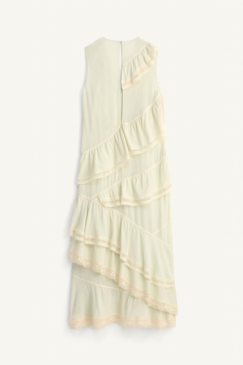 Платье из кружев с оборками limited edition