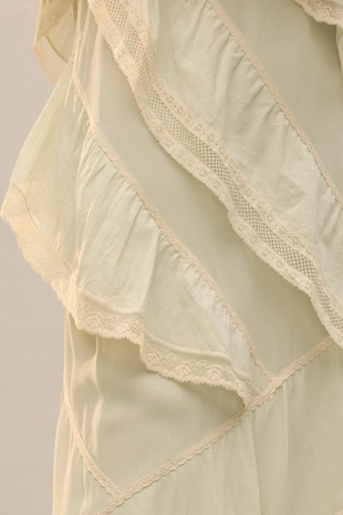 Платье из кружев с оборками limited edition- Заказать в России