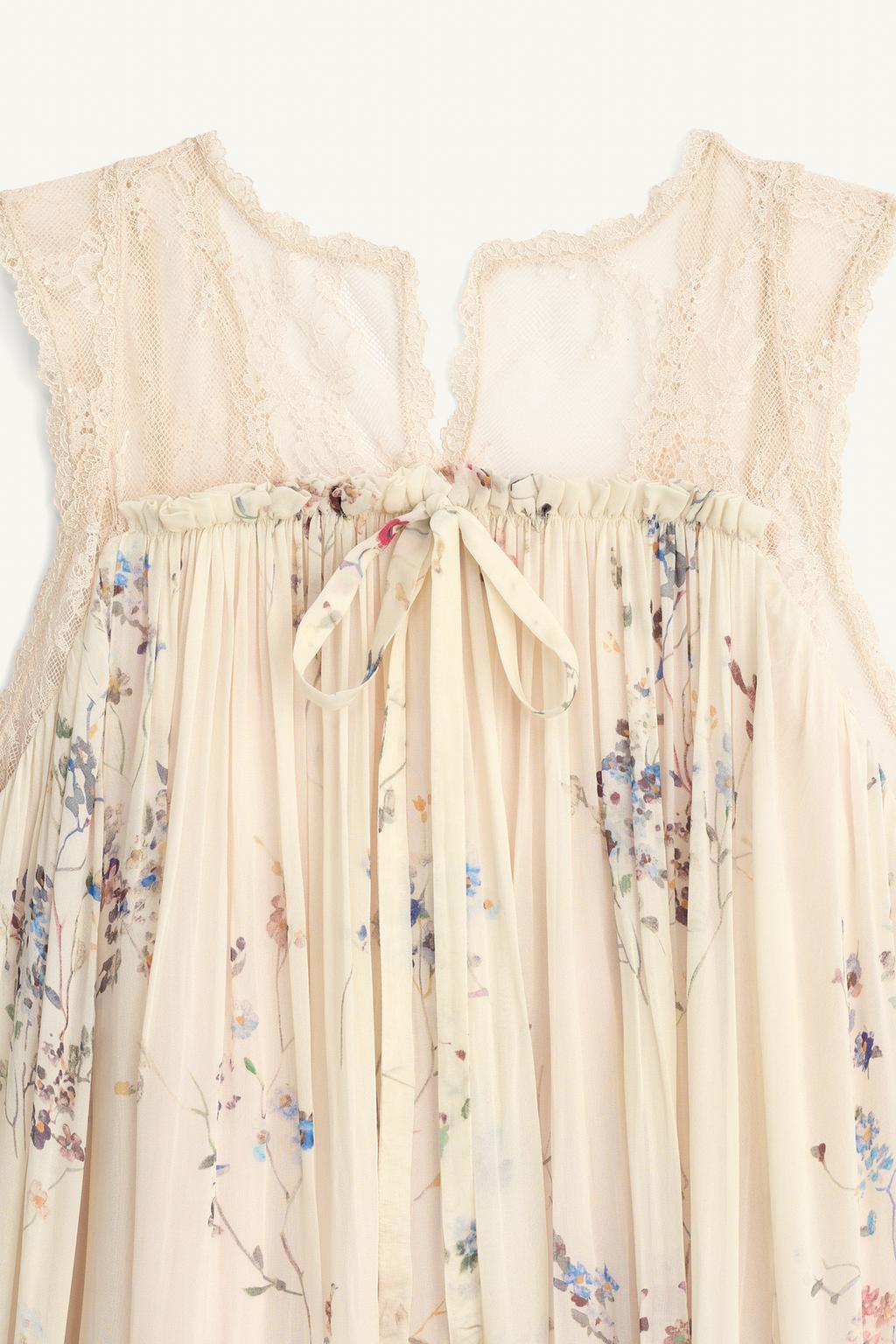 Платье из кружева смешанной ткани limited edition