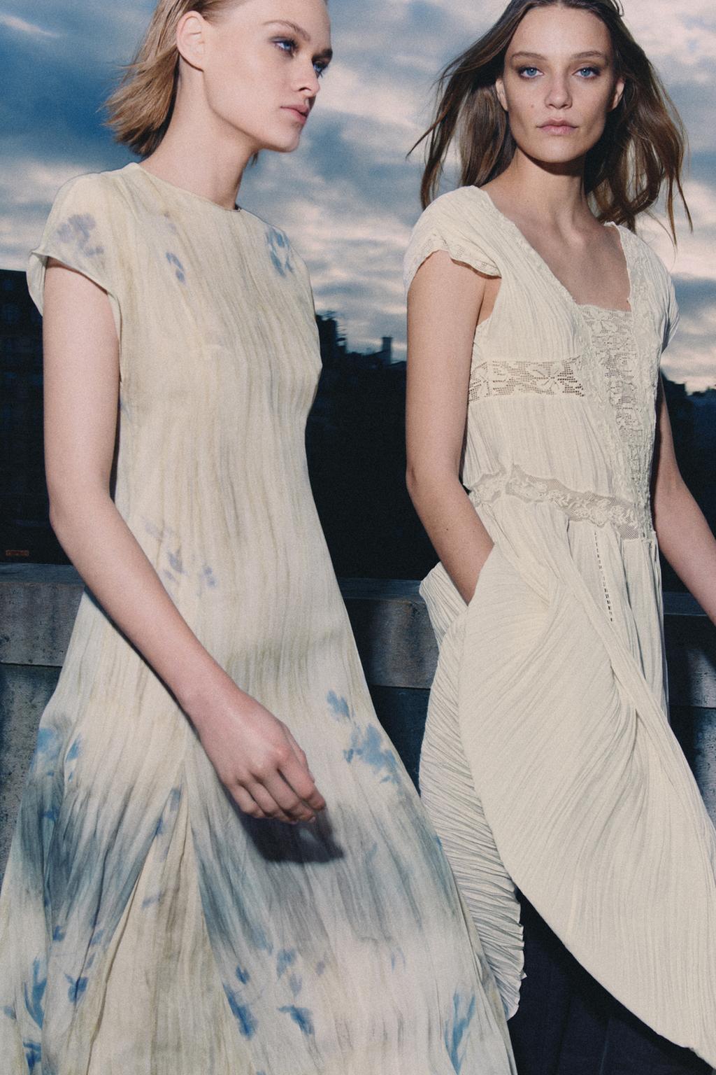 ПЛАТЬЕ ПЛИССЕ С КРУЖЕВОМ — ZW COLLECTION