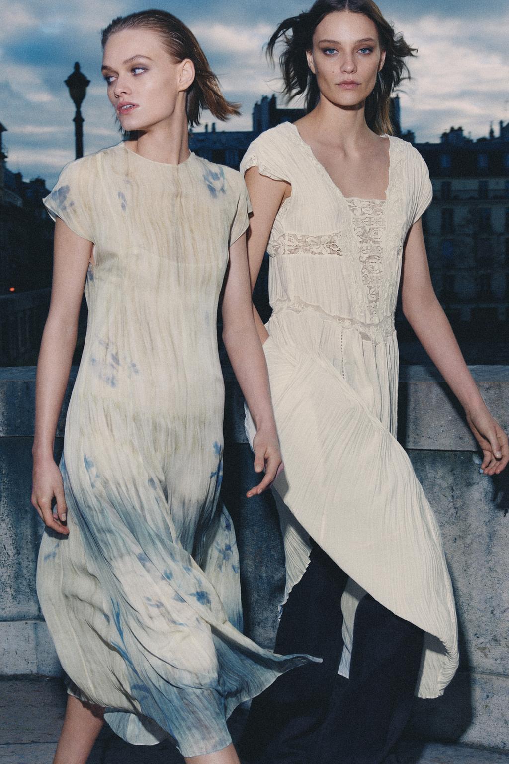 ПЛАТЬЕ ПЛИССЕ С КРУЖЕВОМ — ZW COLLECTION