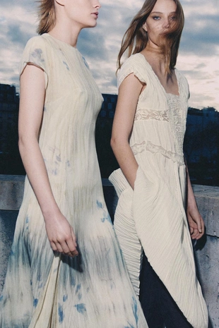 Платье плиссе с кружевом — Zw Collection- Заказать в России