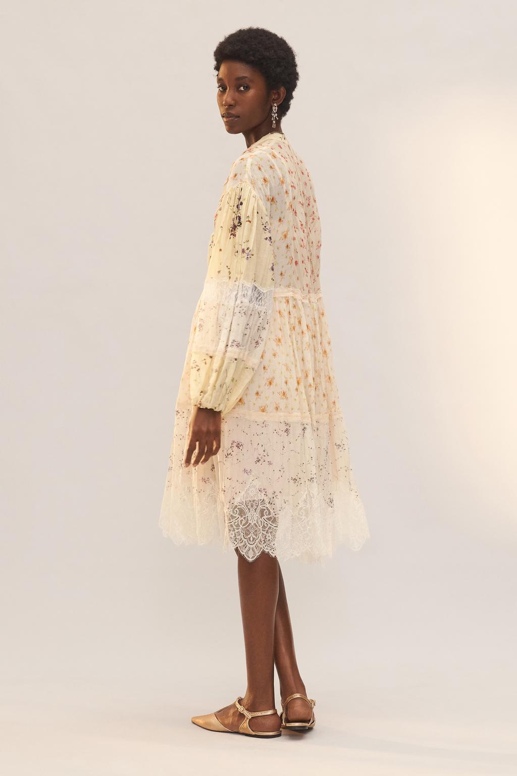 Платье с ограниченным выпуском из печатной лоскутной ткани