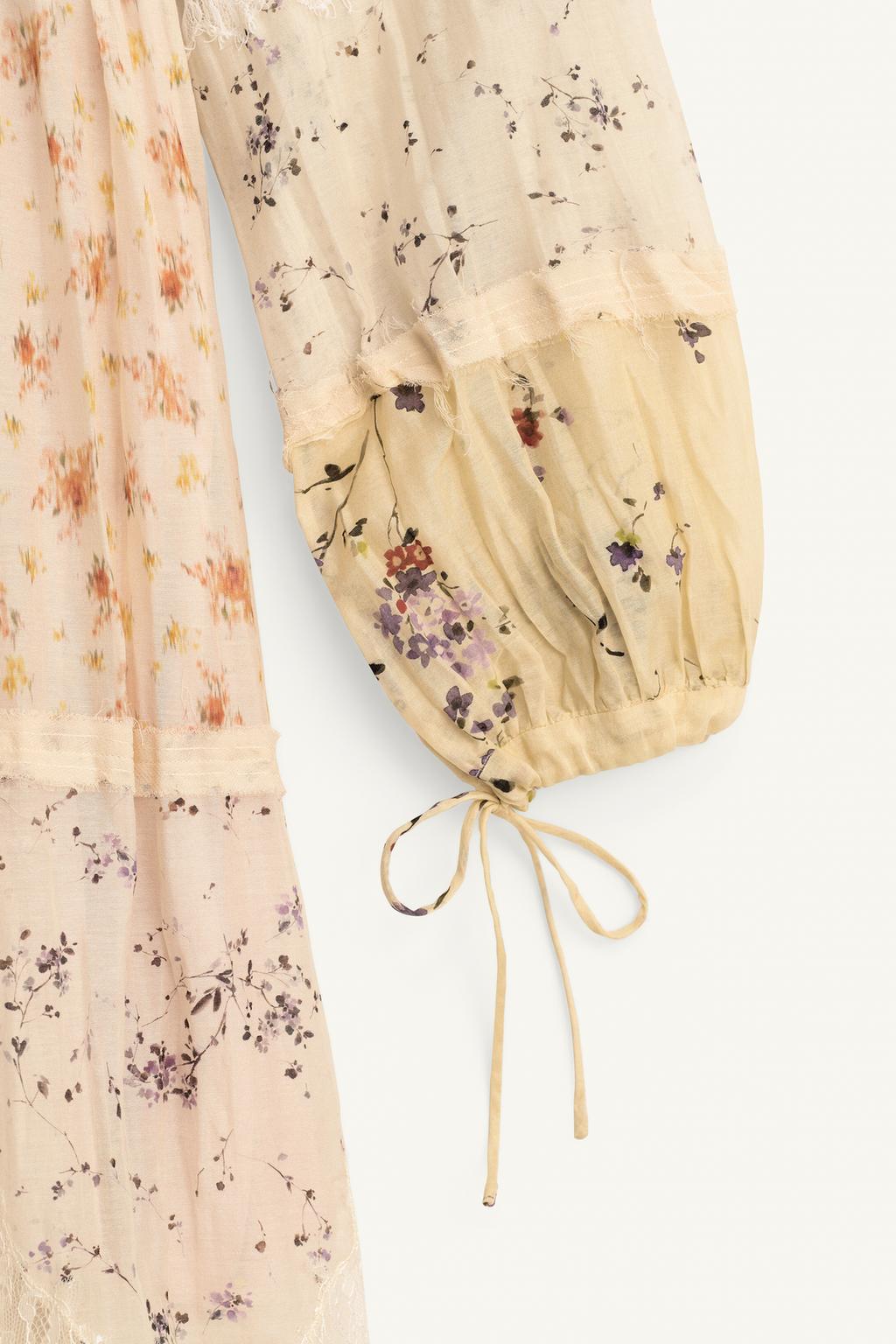 Платье с ограниченным выпуском из печатной лоскутной ткани