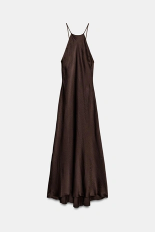 Атласное платье халтер Zw Collection- Заказать в России