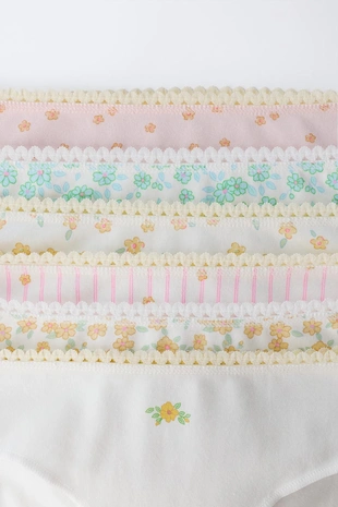 6–14 лет/ набор из шести трусов с цветочным принтом- Заказать в России