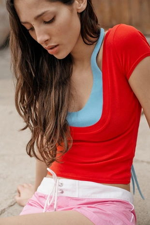 Топ с эффектом двойного слоя- Заказать в России