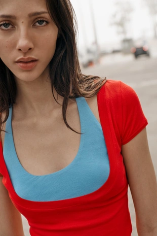 Топ с эффектом двойного слоя- Заказать в России