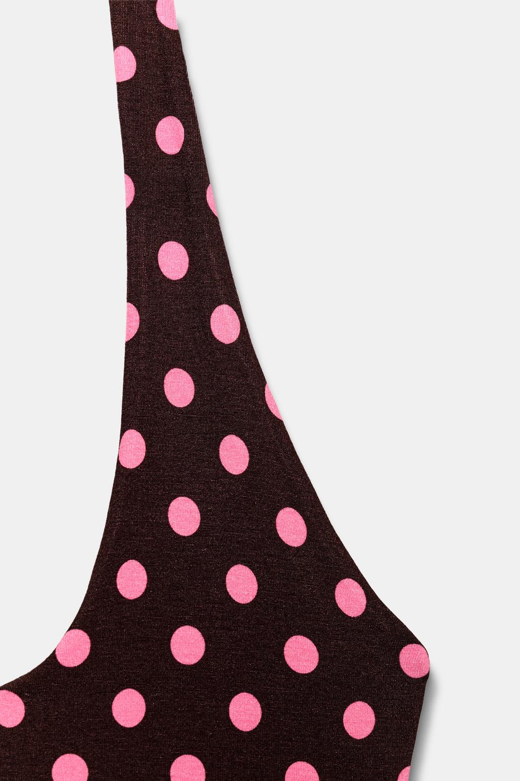 ТОП С ГОРЛОВИНОЙ ХАЛТЕР В ГОРОШЕК