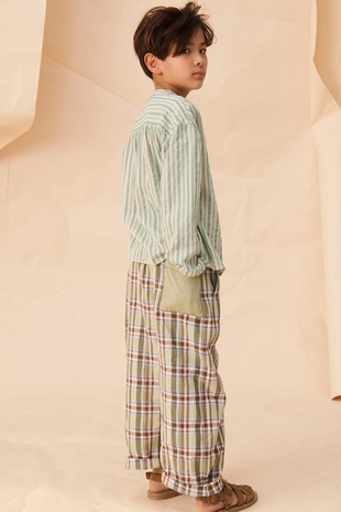 Рубашка с полосками и карманом (лимитированная коллекция)- Заказать в России