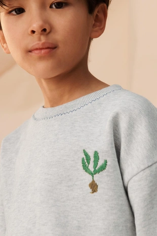 Свитшот с вышивкой из коллекции limited edition- Заказать в России