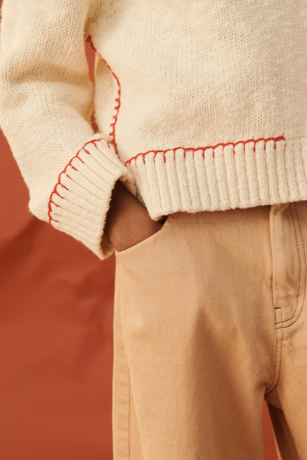 Багги брюки limited edition с топстичингом