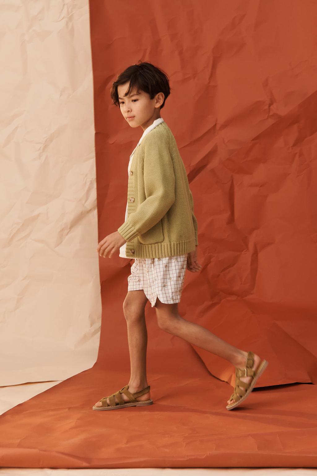 Кардиган из вязаного полотна с орнаментальной отделкой limited edition