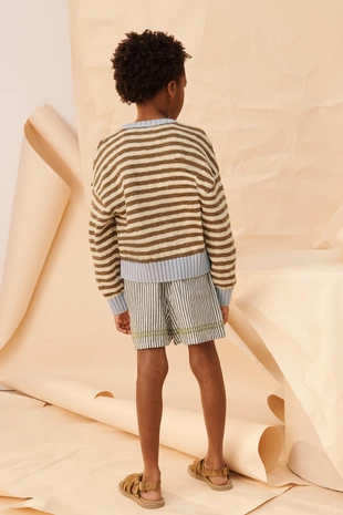 Джемпер с полосками ограниченной коллекции- Заказать в России