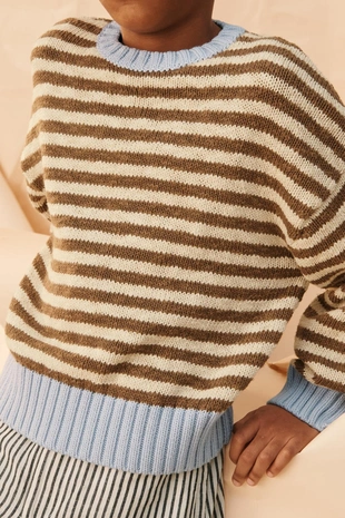 Джемпер с полосками ограниченной коллекции- Заказать в России