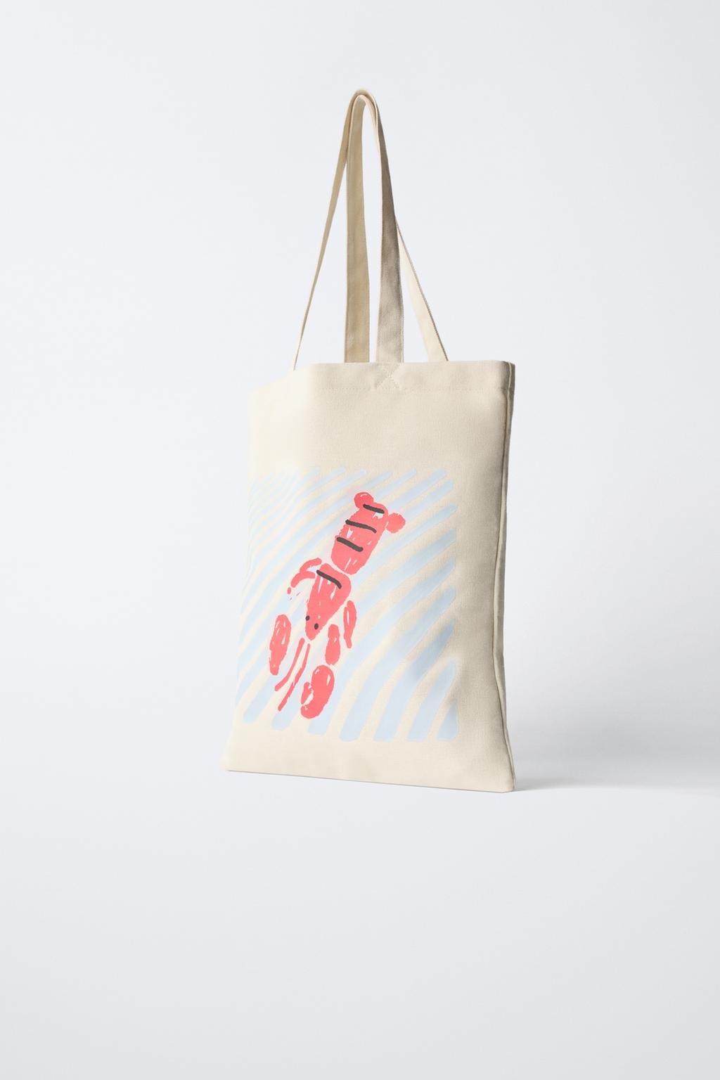 СУМКА-ШОПЕР С ЛАНГУСТОМ