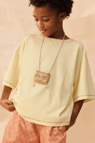 Футболка из хлопка и льна с вышивкой limited edition- Заказать в России