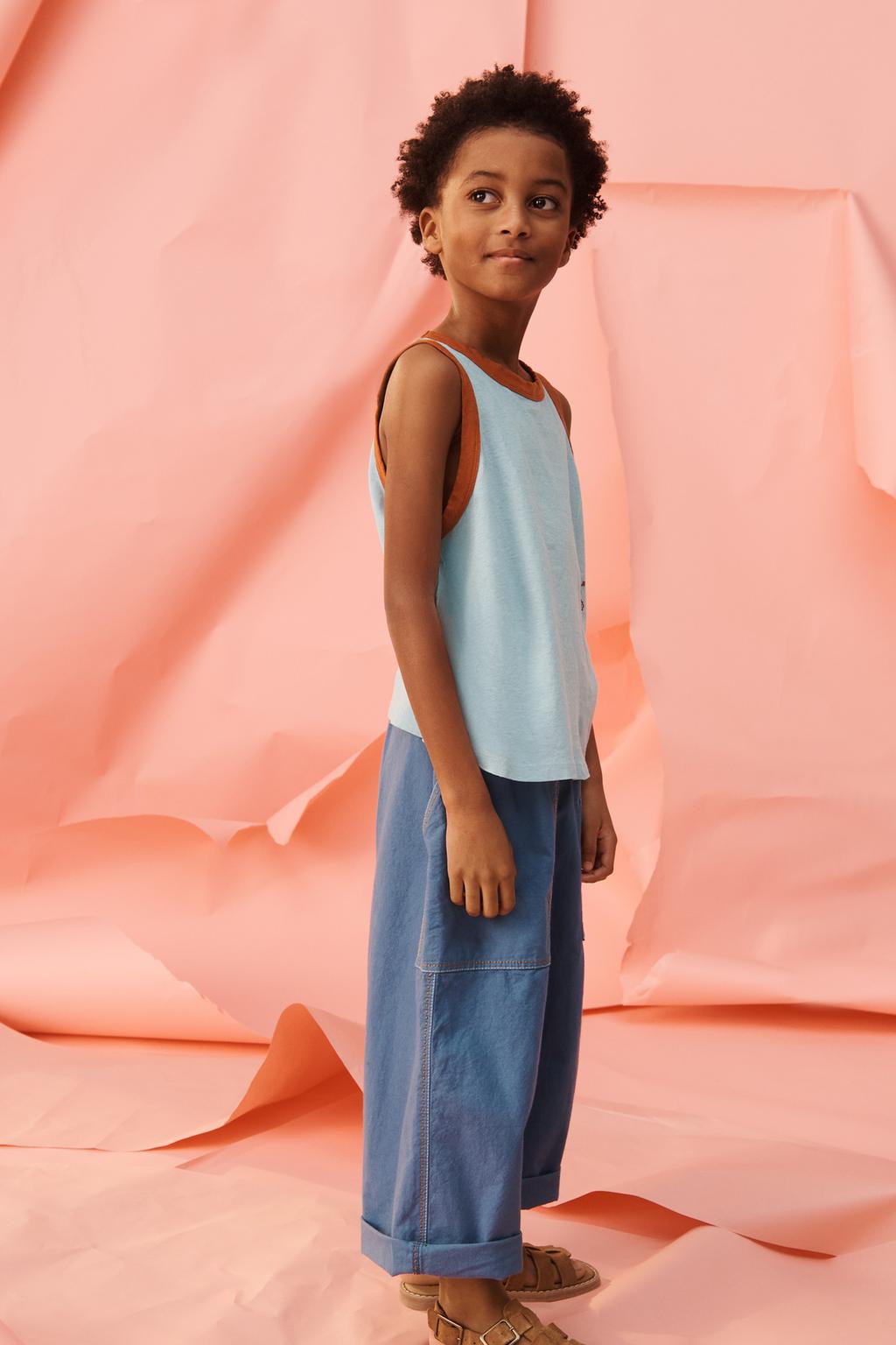 Рубашка без рукавов с цветочной вышивкой limited edition