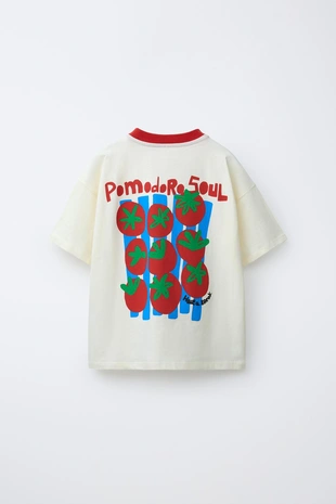 Футболка с принтом «томаты»- Заказать в России