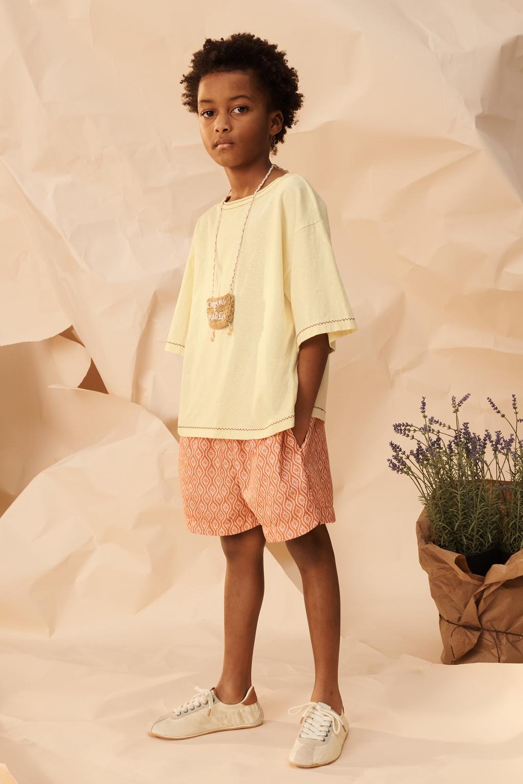 Купальные шорты с геометрическим принтом limited edition