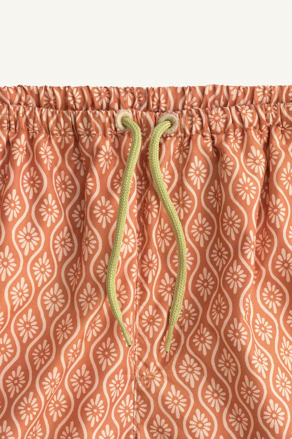 Купальные шорты с геометрическим принтом limited edition