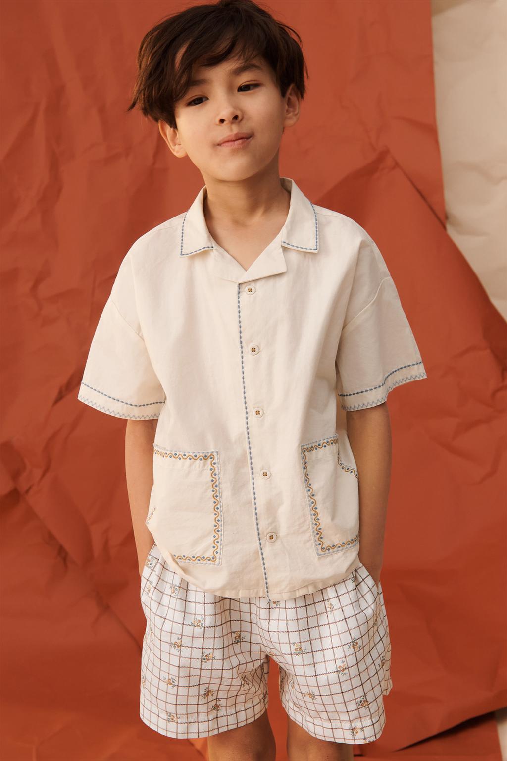 Плавки limited edition в клетку и с цветочным принтом