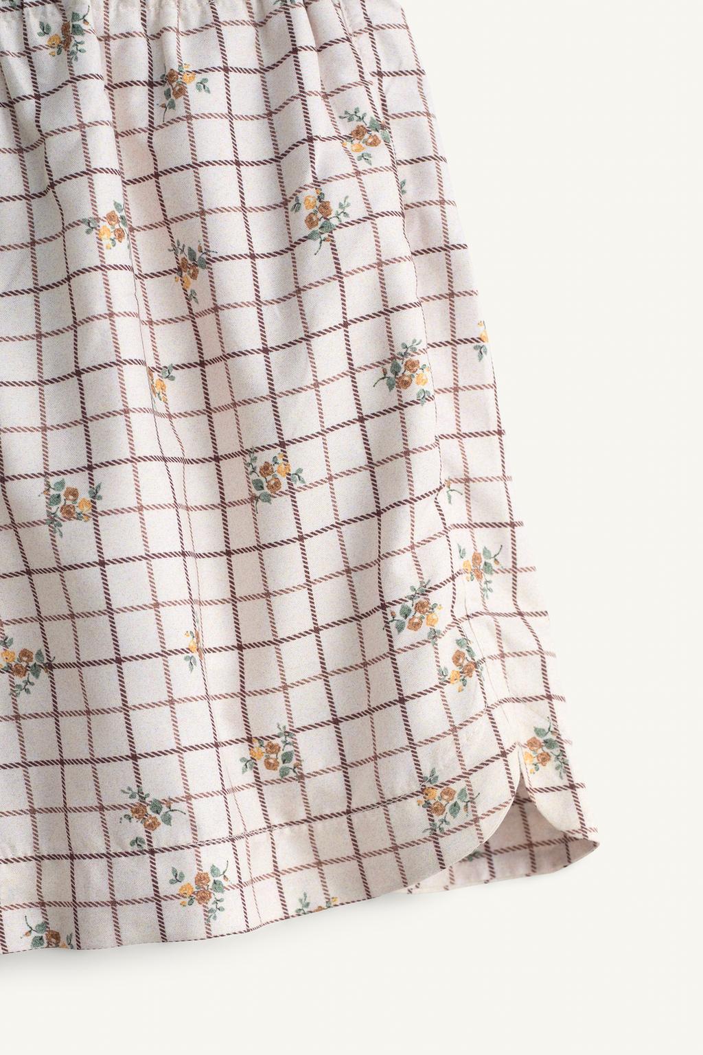 Плавки limited edition в клетку и с цветочным принтом