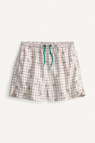 Плавки limited edition в клетку и с цветочным принтом- Заказать в России