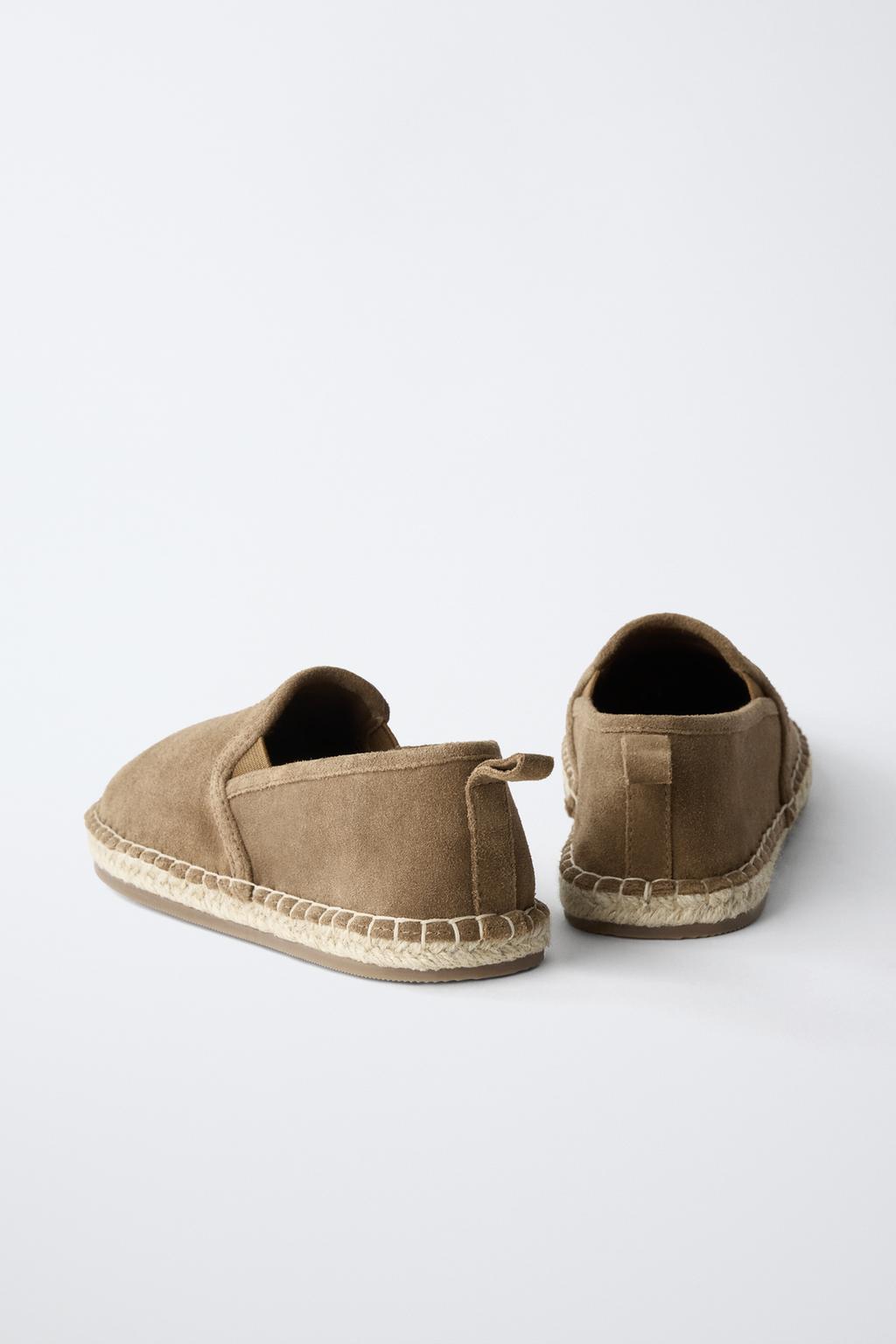 КОЖАНЫЕ ТУФЛИ С ДЖУТОВОЙ ОТДЕЛКОЙ