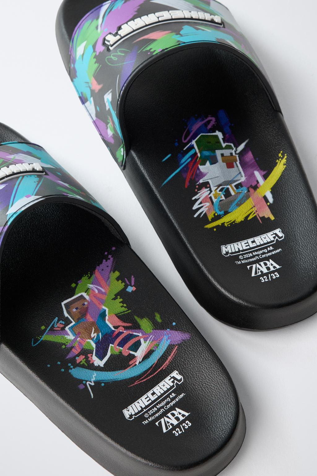 ШЛЕПАНЦЫ MINECRAFT © MOJANG AB. ™