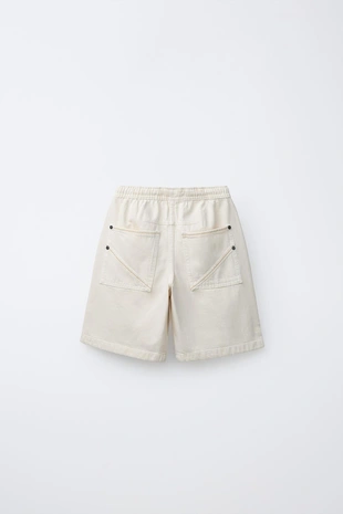 Шорты-бермуды Baggy с нашивкой- Заказать в России