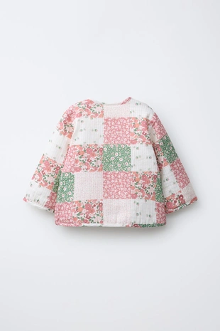 Стеганая куртка в стиле пэчворк- Заказать в России